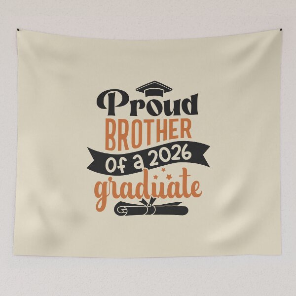 Item preview, Proud Brother Of A 2026 Graduate Family Member Graduation designed and sold by eclecTEEq.