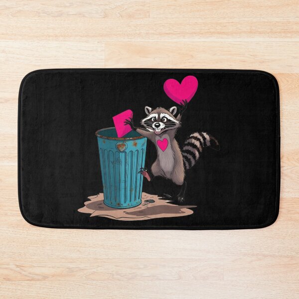 Item preview, Funny Anti Valentine Trash Panda Raccoon designed and sold by PMTaurus.
