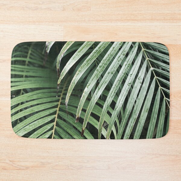 Item preview, Rain Drops on Palm Leaf designed and sold by LuizaK.