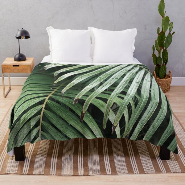 Item preview, Rain Drops on Palm Leaf designed and sold by LuizaK.