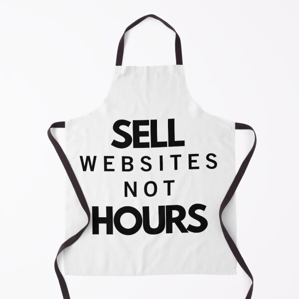 Item preview, Sell Websites Not Hours – Freelancer & Startup Mindset Quote designed and sold by LEOdesignerArt.