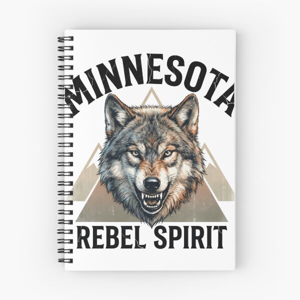 Item preview, Wild and Free Minnesota Timber Wolf designed and sold by The Grumpy Pet Club.