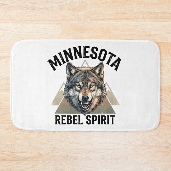 Item preview, Wild and Free Minnesota Timber Wolf designed and sold by The Grumpy Pet Club.