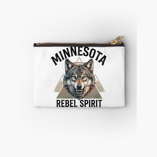 Item preview, Wild and Free Minnesota Timber Wolf designed and sold by The Grumpy Pet Club.