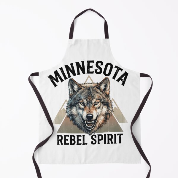 Item preview, Wild and Free Minnesota Timber Wolf designed and sold by The Grumpy Pet Club.