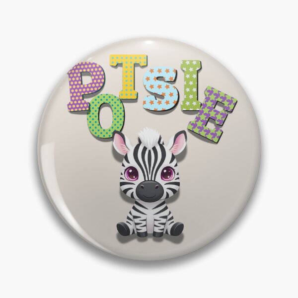 Item preview, Kids Chronic Illness POTSIE Zebra Pink designed and sold by pulse_retail.
