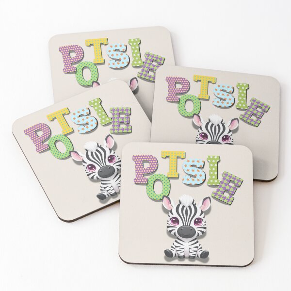 Item preview, Kids Chronic Illness POTSIE Zebra Pink designed and sold by pulse_retail.