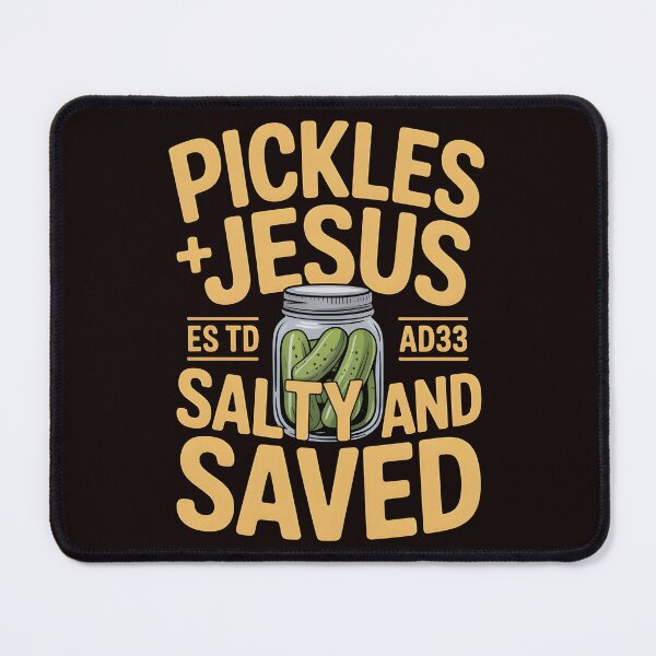 Item preview, Pickles Jesus Salty and Saved – Christian Humor for Pickles Lovers designed and sold by Redgiant87x.