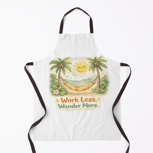 Item preview, Work Less, Wander More | Tropical Hammock & Travel Vibes designed and sold by Wander Vibes.