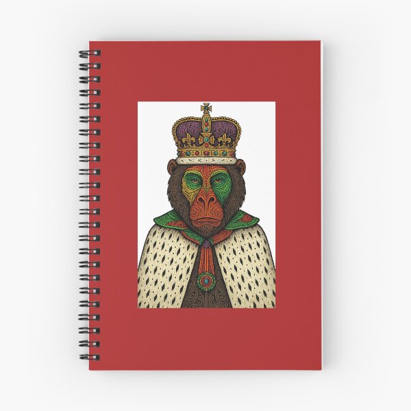 Item preview, Psychedelic mandrill king designed and sold by ARTGENERATESART.