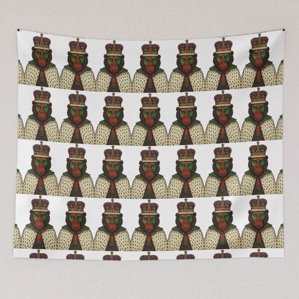 Item preview, Psychedelic mandrill king designed and sold by ARTGENERATESART.
