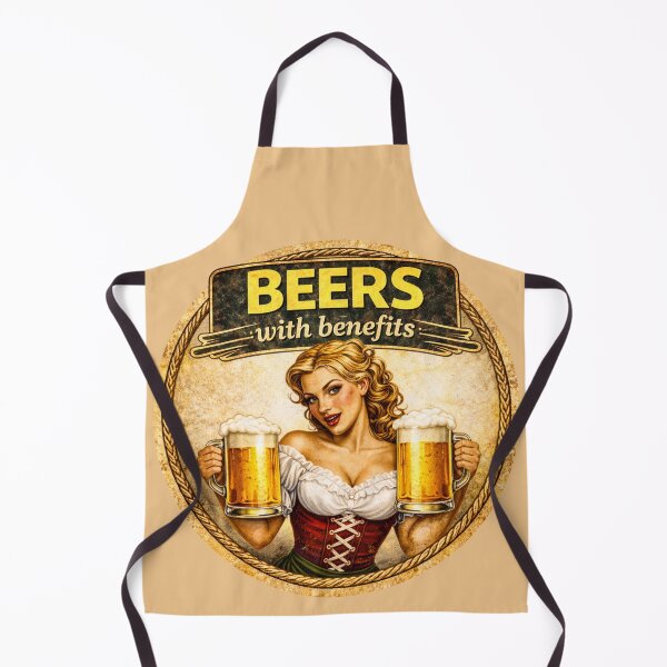 Item preview, Beers With Benefits Vintage Pin-Up designed and sold by SteadyRolling.