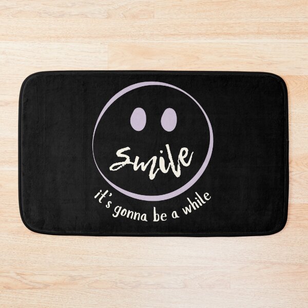 Item preview, Ironic Smile – Existential Humor Minimalist Vibes - Purple designed and sold by SunandShade.