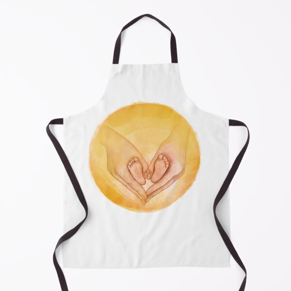 Item preview, Hands Forming a Heart Around Baby Feet designed and sold by AchraffPrint.
