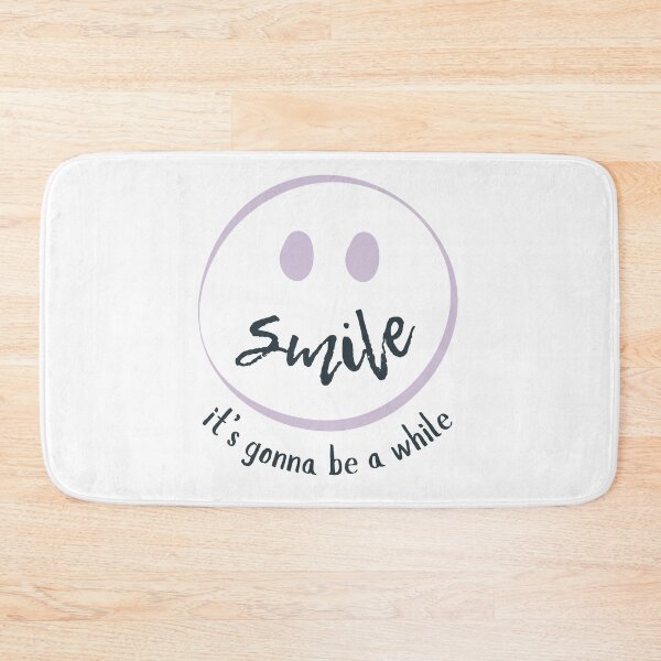 Item preview, Ironic Smile – Existential Humor Minimalist Vibes - Purple designed and sold by SunandShade.