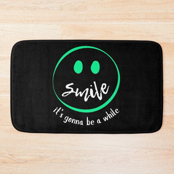 Item preview, Ironic Smile – Existential Humor Minimalist Vibes - Neon Green designed and sold by SunandShade.