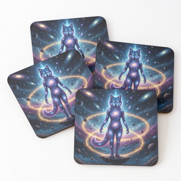 Item preview, Cosmic Wolf - Nebula designed and sold by Cosmic Zoo.