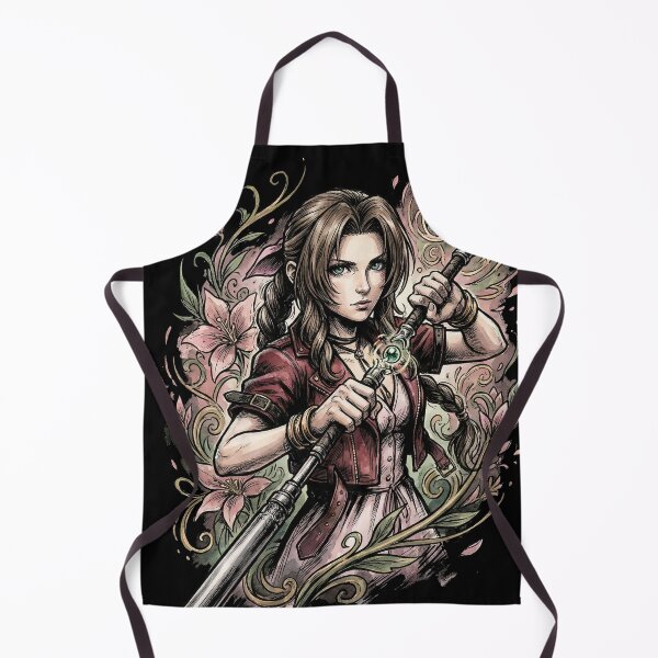 Item preview, FF7 Aerith T-Shirt | Flower Girl Cetra Final Fantasy VII Gaming Tee designed and sold by Senpaiwaves.