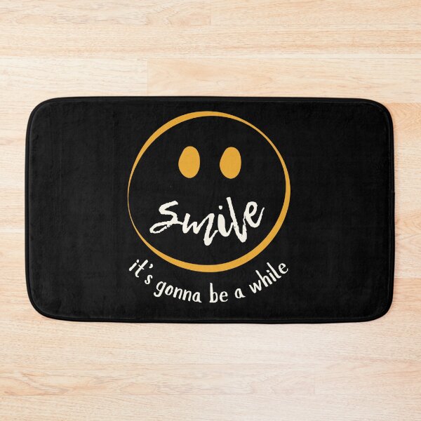 Item preview, Ironic Smile – Existential Humor Minimalist Vibes - Yellow designed and sold by SunandShade.
