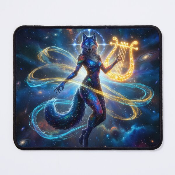 Item preview, Cosmic Wolf - Lyra designed and sold by Cosmic Zoo.