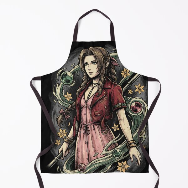 Item preview, Aerith FF7 T-Shirt | Ancient Cetra White Materia JRPG Apparel designed and sold by Senpaiwaves.