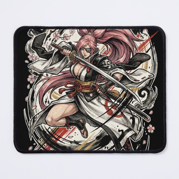 Item preview, Guilty Gear Baiken T-Shirt | One-Eyed Samurai Ronin Strive Fighter Tee designed and sold by Senpaiwaves.