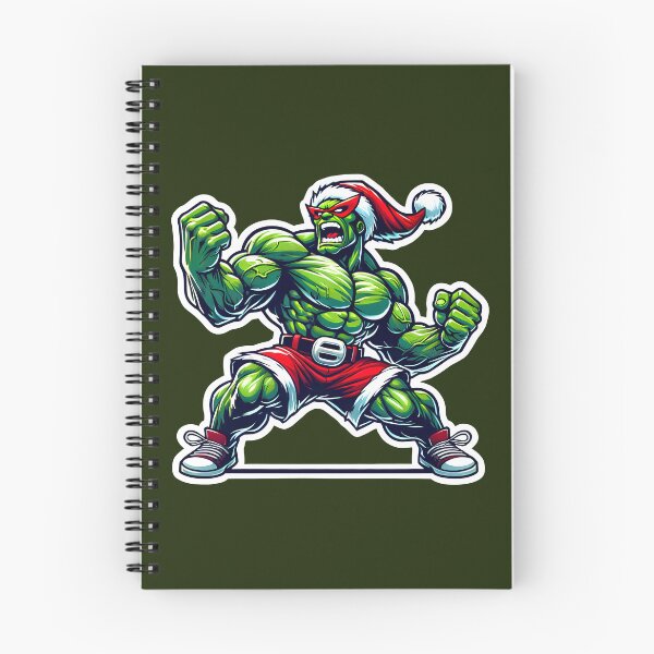 Artikelvorschau, Weihnachtsillustration: Hulk-Muskelwut entworfen und verkauft von BloomVera.