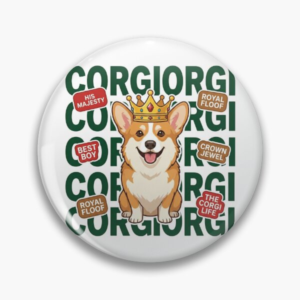 Item preview, Funny Corgi Sploot Lazy Dog Cartoon designed and sold by ArtzyFlow.