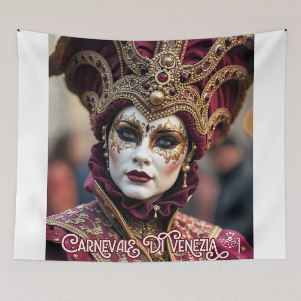 Item preview, Carnevale di Venezia – Regal Masked Elegance designed and sold by ForeverPrintsOK.