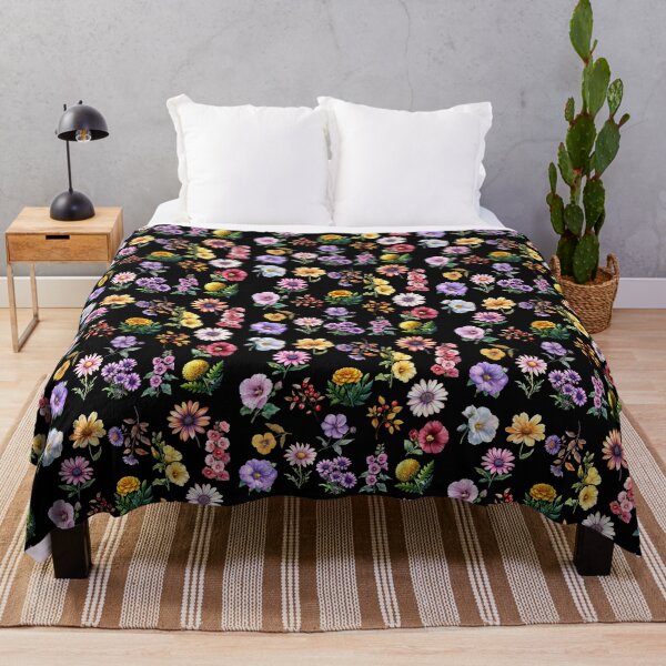 Item preview, Watercolor Wildflowers Pattern – Botanical Floral Illustration designed and sold by PAPIRO SIGLO XXI.