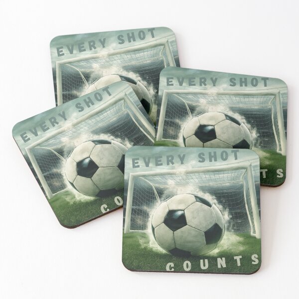 Item preview, Every Shot Counts Dramatic Soccer Ball in Rain designed and sold by SkymarArt.