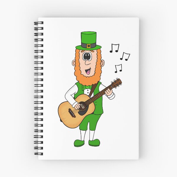 Item preview, Leprechaun Playing Guitar, St Patrick's Day Irish Music Funny designed and sold by doodlerob.