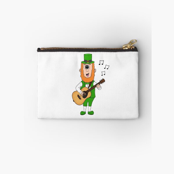 Item preview, Leprechaun Playing Guitar, St Patrick's Day Irish Music Funny designed and sold by doodlerob.
