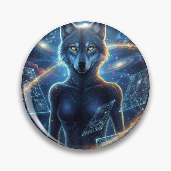 Item preview, Cosmic Wolf - Astra designed and sold by Cosmic Zoo.
