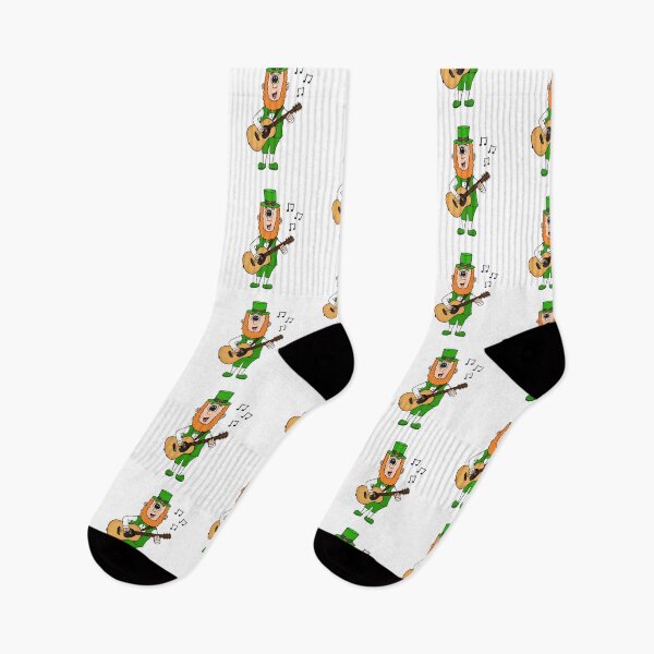 Item preview, Leprechaun Playing Guitar, St Patrick's Day Irish Music Funny designed and sold by doodlerob.