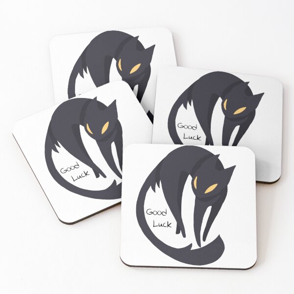 Item preview, Good Luck Black Cat designed and sold by Thistlegrove.