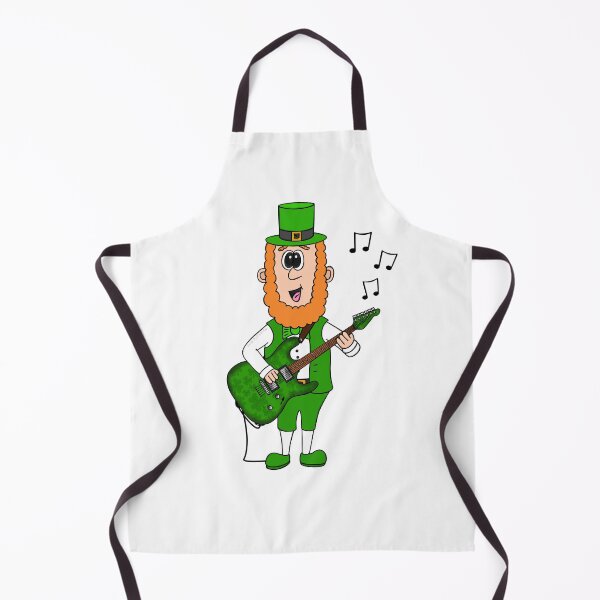 Item preview, Leprechaun Playing Electric Guitar, St Patrick's Day Irish Music Funny designed and sold by doodlerob.
