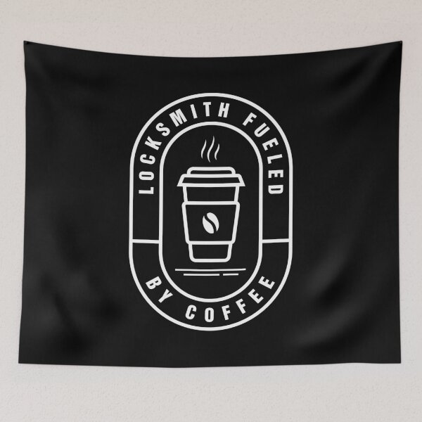 Item preview, Locksmith Fueled By Coffee Funny Locksmithing designed and sold by MaryAller.