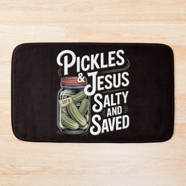 Item preview, Pickles Jesus Salty and Saved – Christian Humor for Pickle Fans designed and sold by Redgiant87x.