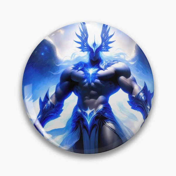 Item preview, Blue Seraphim Commander - Celestial Light Dark Fantasy designed and sold by KingdomsHarvest.