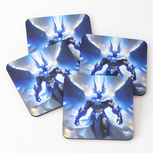 Item preview, Blue Seraphim Commander - Celestial Light Dark Fantasy designed and sold by KingdomsHarvest.