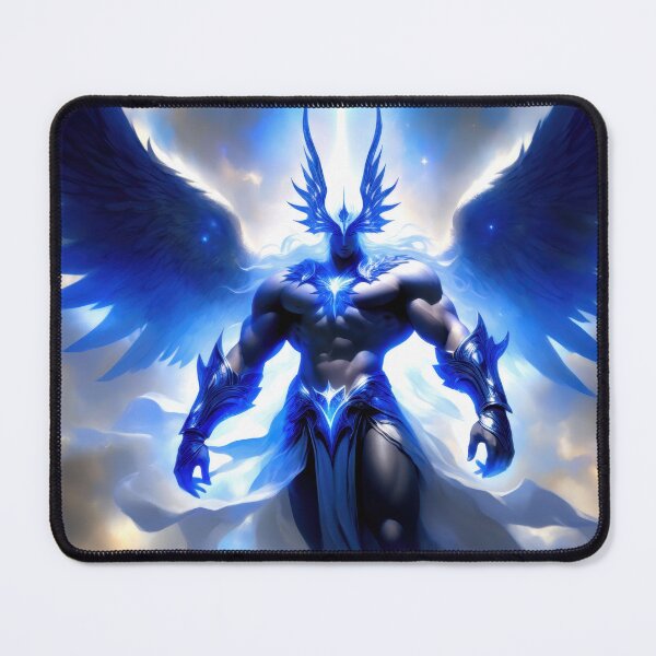 Item preview, Blue Seraphim Commander - Celestial Light Dark Fantasy designed and sold by KingdomsHarvest.