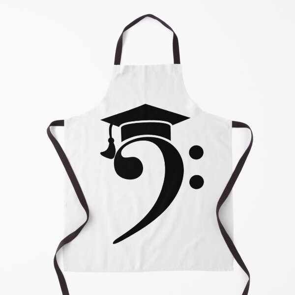 Item preview, Bass Clef with Graduation Cap – Music Graduation Symbol | Academic Music Design designed and sold by MuzikAkademik.
