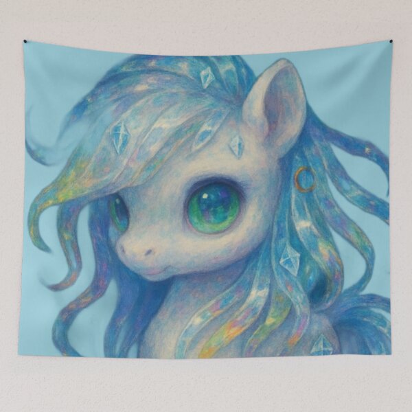 Item preview, Crystal Chibi Horse designed and sold by Ecosetereos.
