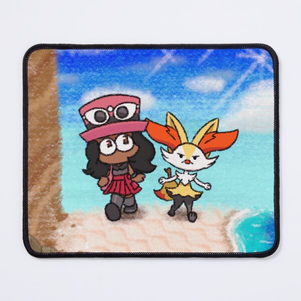 Item preview, Serena and Braixen by the Beach designed and sold by WaffleyDootDoot.