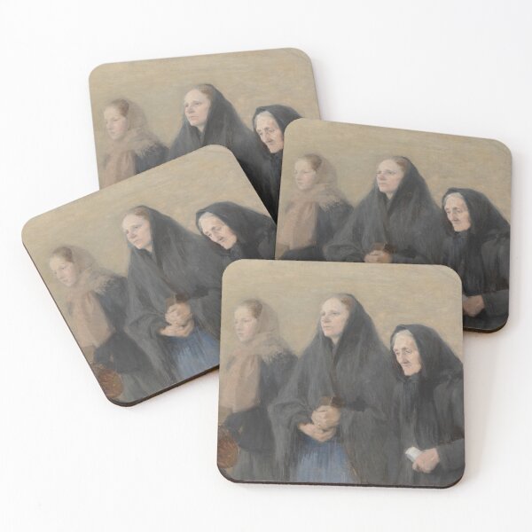 Item preview, Helene Schjerfbeck Churchgoers (Easter Morning), 1895 - 1900 designed and sold by Vintage Wall Art.
