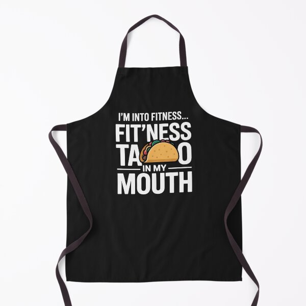 Item preview, I’m Into Fitness – Funny Taco Gym Quote designed and sold by Verycutethings.