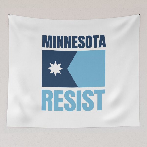 Item preview, Minnesota resist , MN State Bird Loon Resistance , Political Protest , anti ice  designed and sold by Starry Night Creative Art.