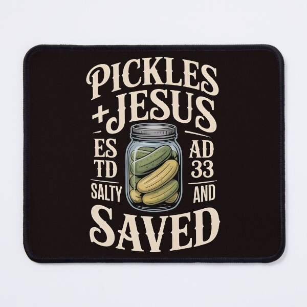 Item preview, Pickles Jesus Salty and Saved – Funny Christian Faith and Pickles Design designed and sold by Redgiant87x.