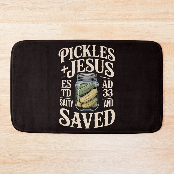 Item preview, Pickles Jesus Salty and Saved – Funny Christian Faith and Pickles Design designed and sold by Redgiant87x.